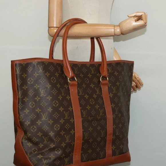 LOUIS VUITTON Monogram Sac Weekend GM Tote Bag M42420 LV Auth 141622 - Picture 1 of 16